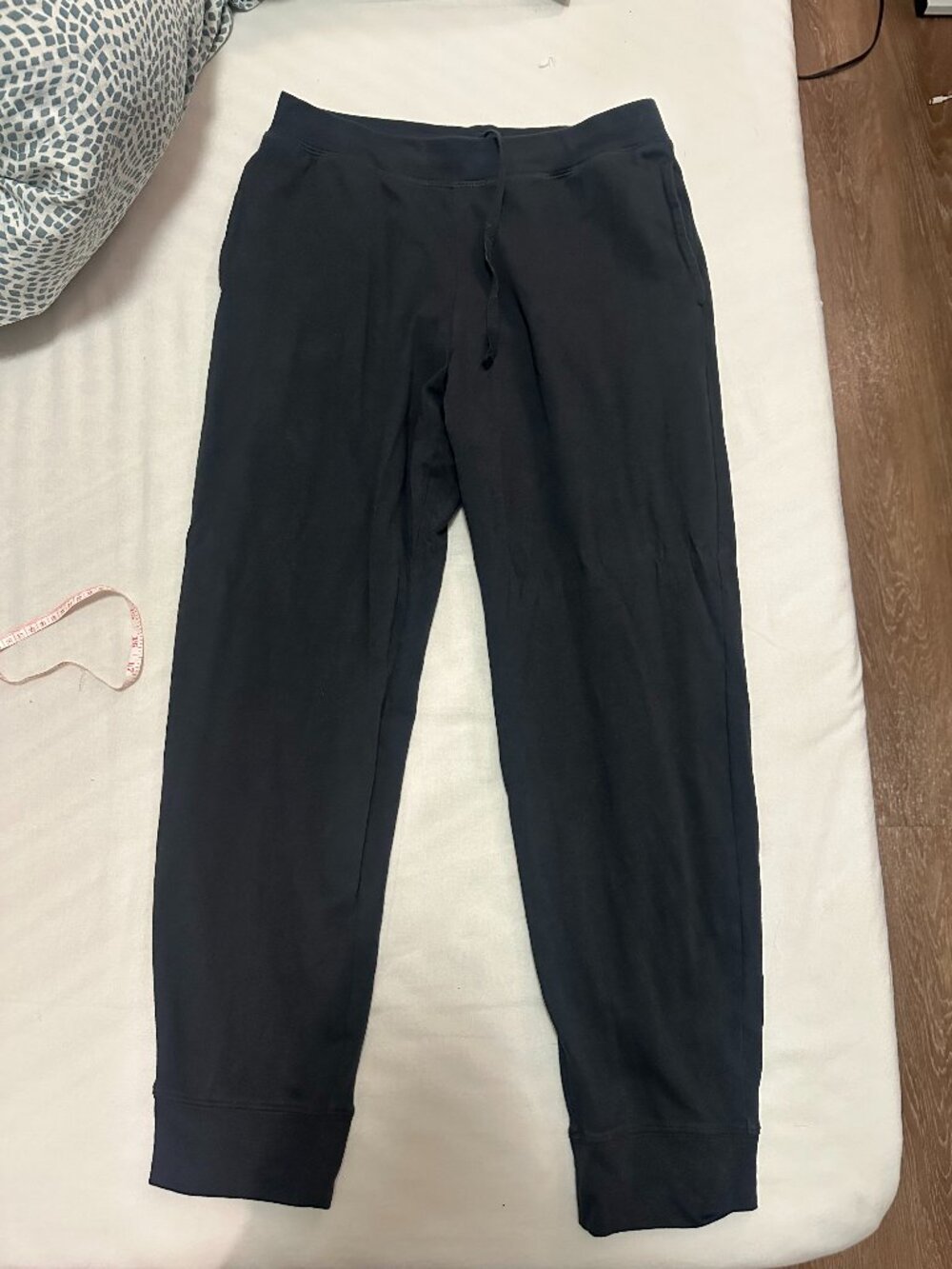 Uniqlo Men's Black Cotton Stretch Jogger Pants Size S